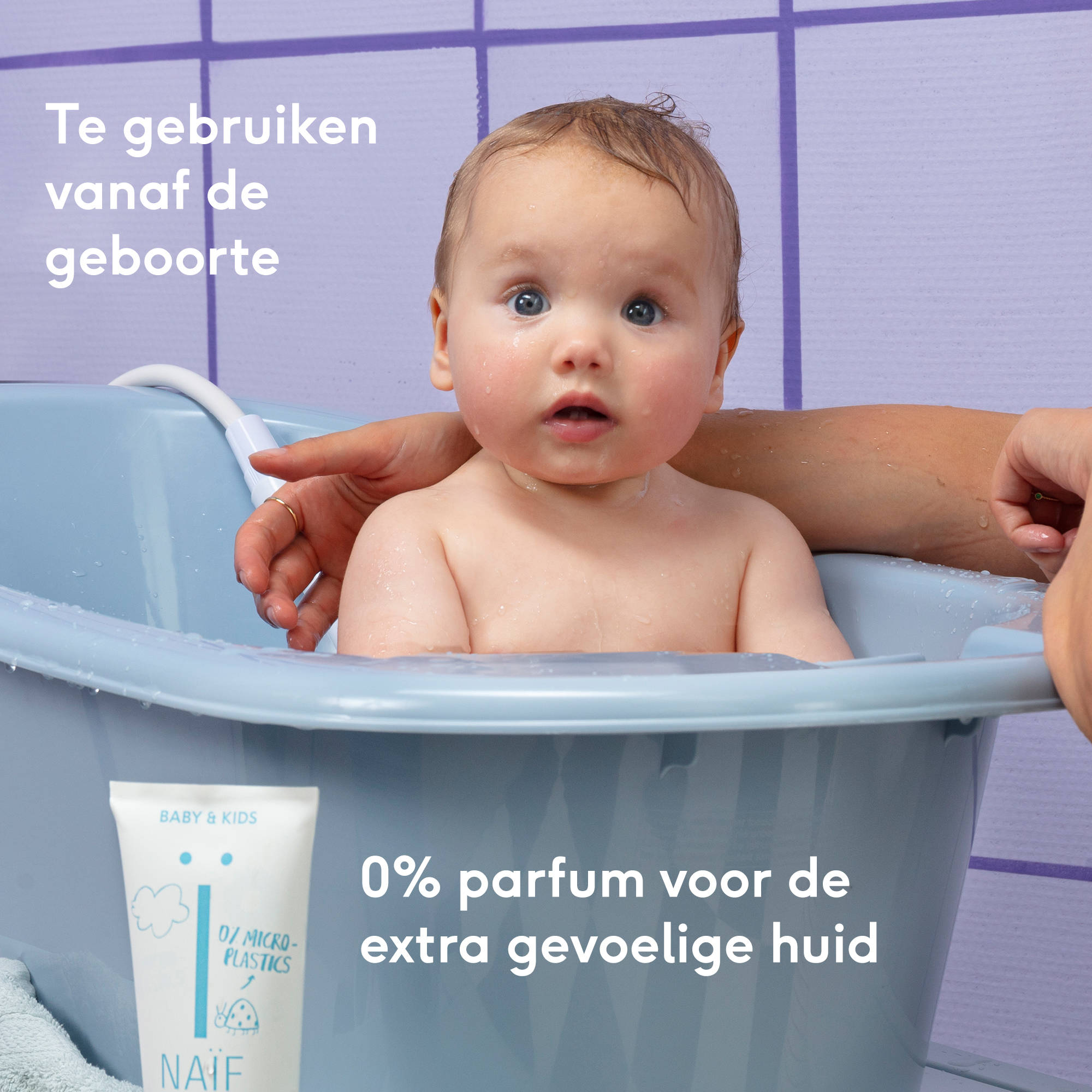 NAÏF 2 in 1 Shampoo & Body Wash 0% parfum - 200 ml