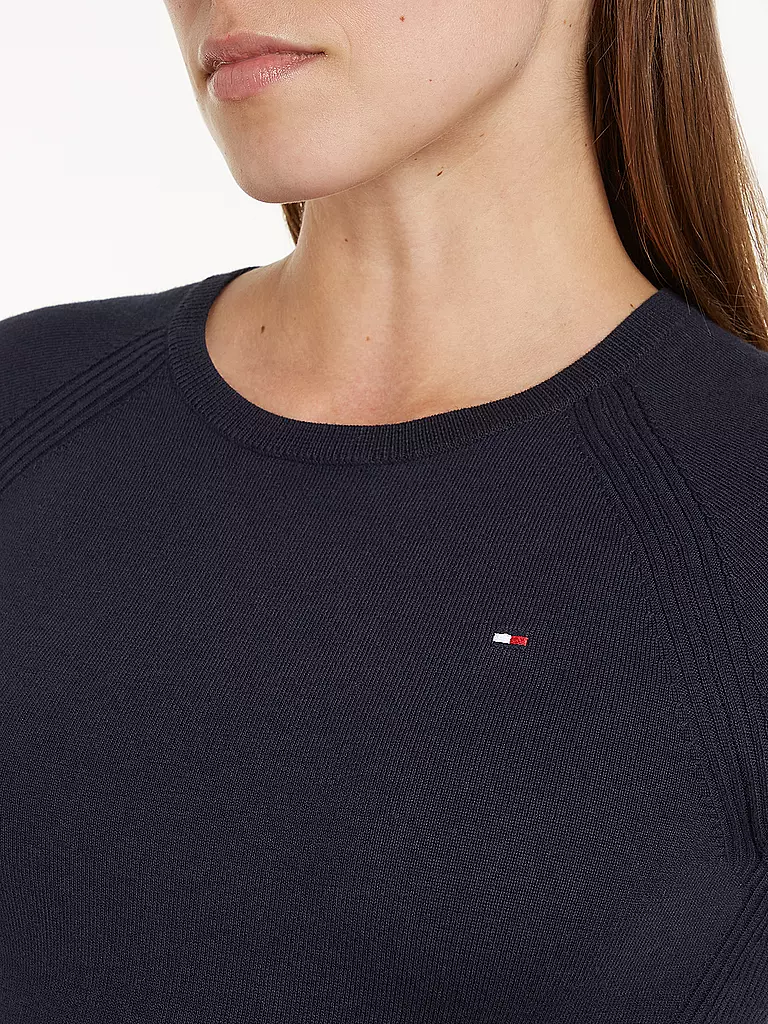 TOMMY HILFIGER Midikleid dunkelblau