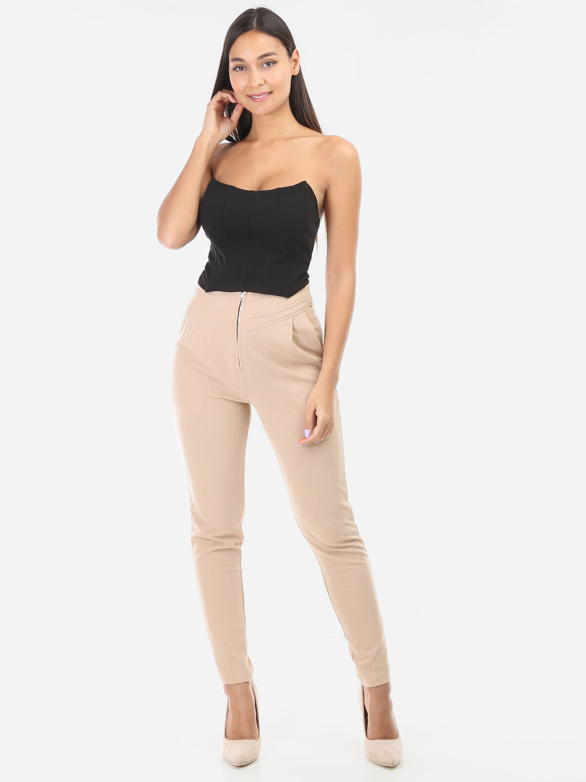 Top bustier- Noir