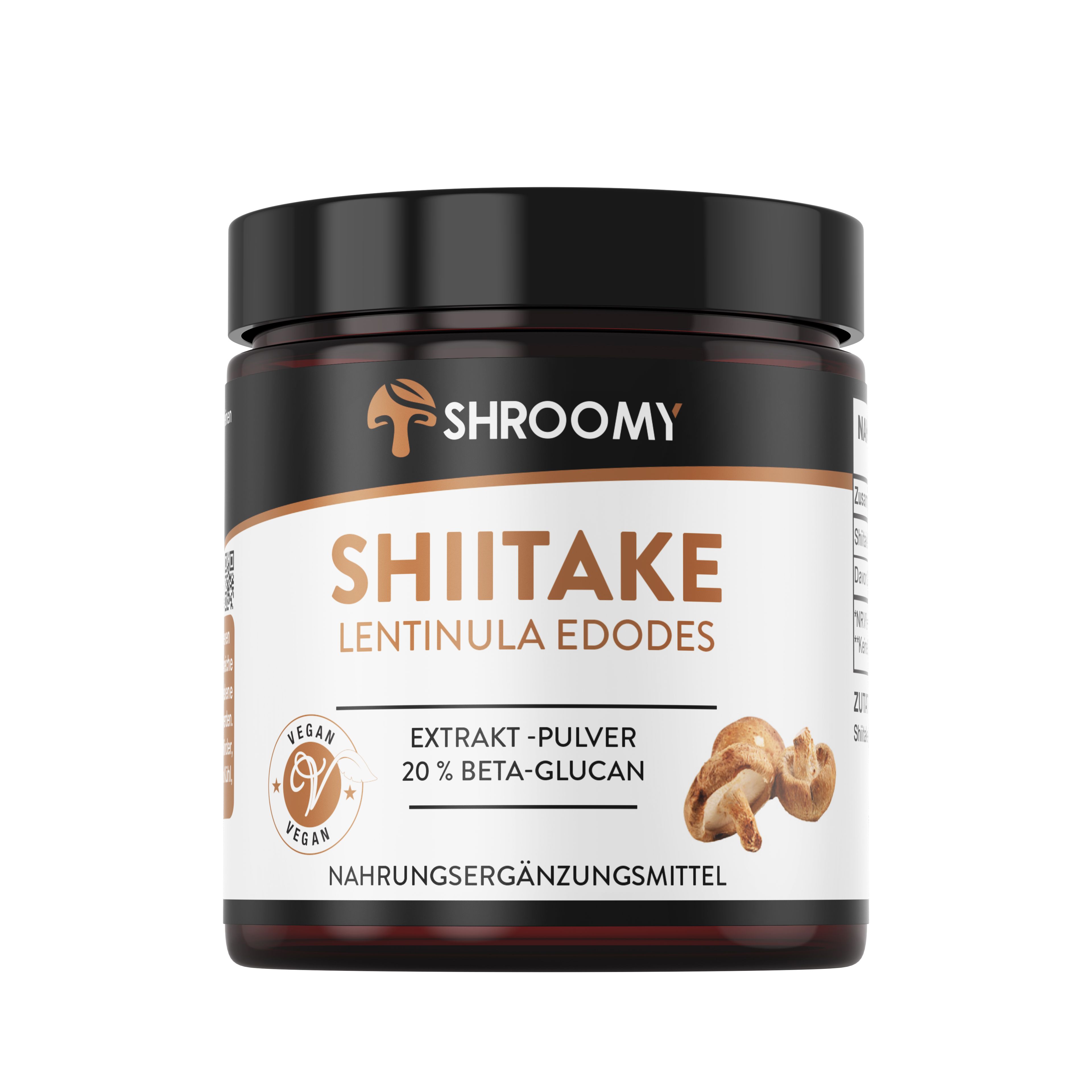 SHROOMY Shiitake Extrakt Pulver