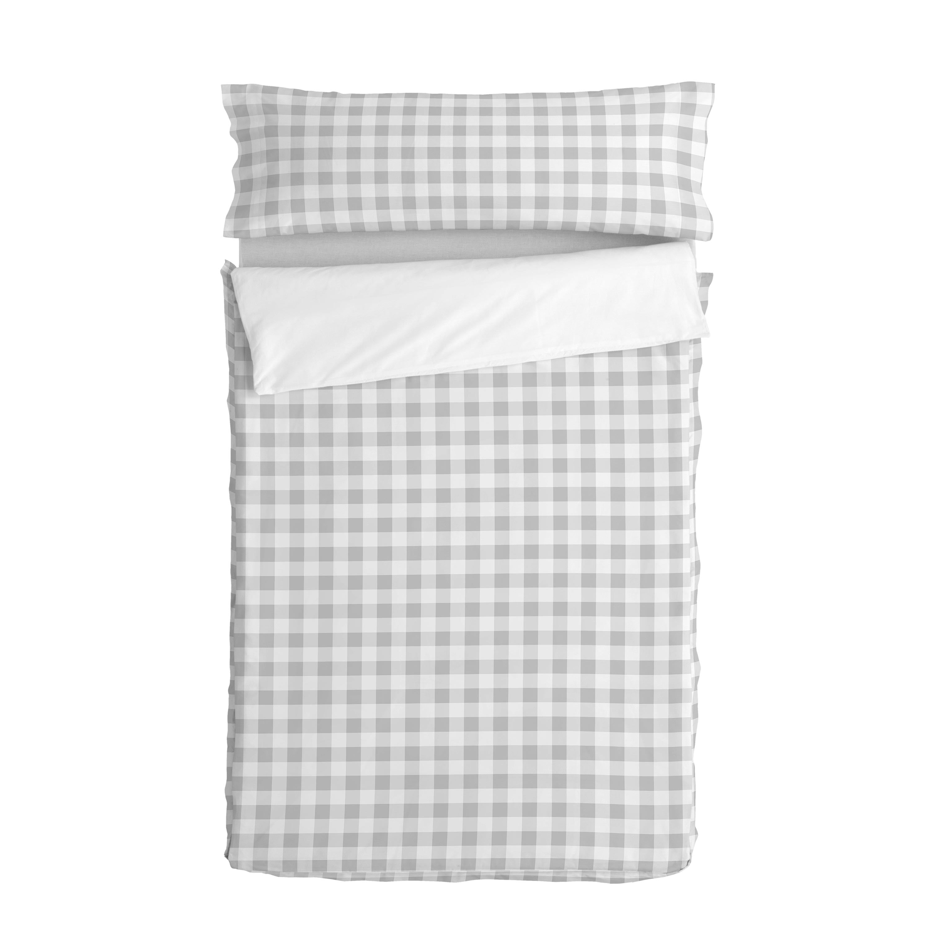Vichy Noordse tas Grijs Basic Kids, Grijs, 100% Katoen (buitenkant) 100% Polyester (vulling), de kwaliteit van 150 TC