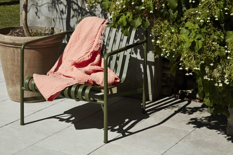 Hay Palissade Low fauteuil Olive