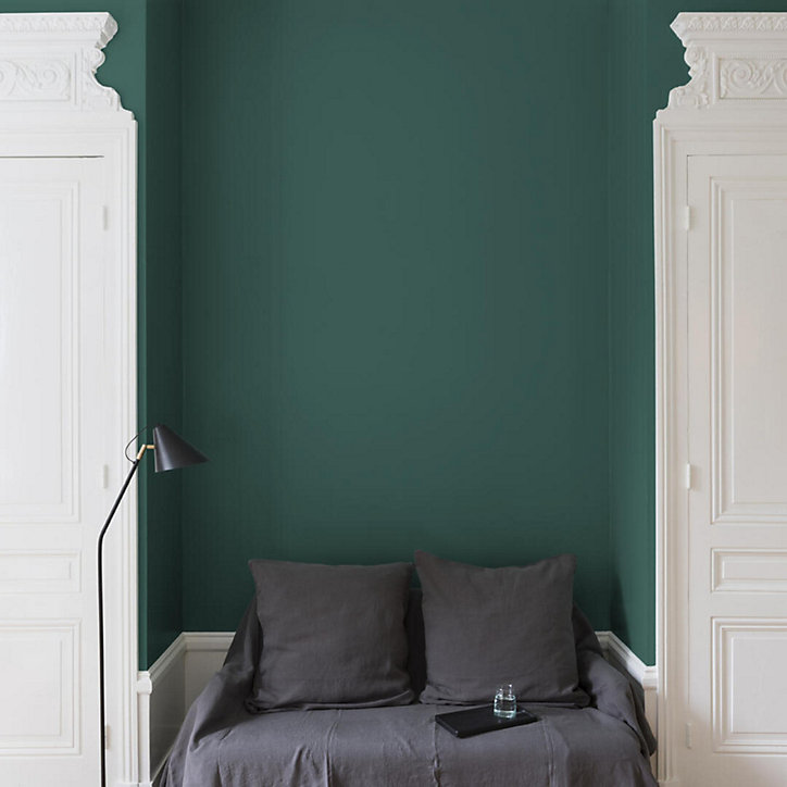 Peinture multisupport murs, plafonds et boiseries Velours de peinture vert feuille d'acanthe Libéron 2,5L