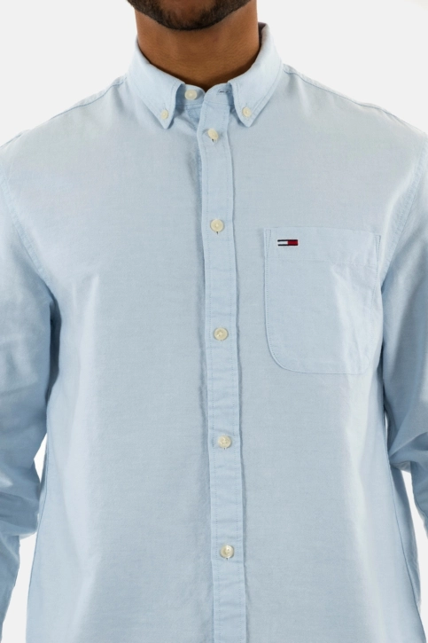 Chemise tommy jeans reg oxford cdn chambray blue