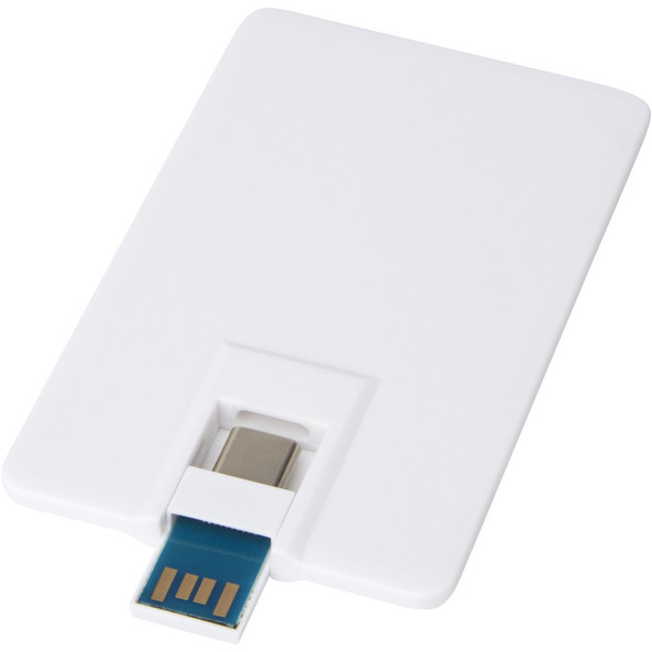 EgotierPro 123749 - Clé USB Duo Slim de 32 Go avec ports Type-C et USB-A 3.0