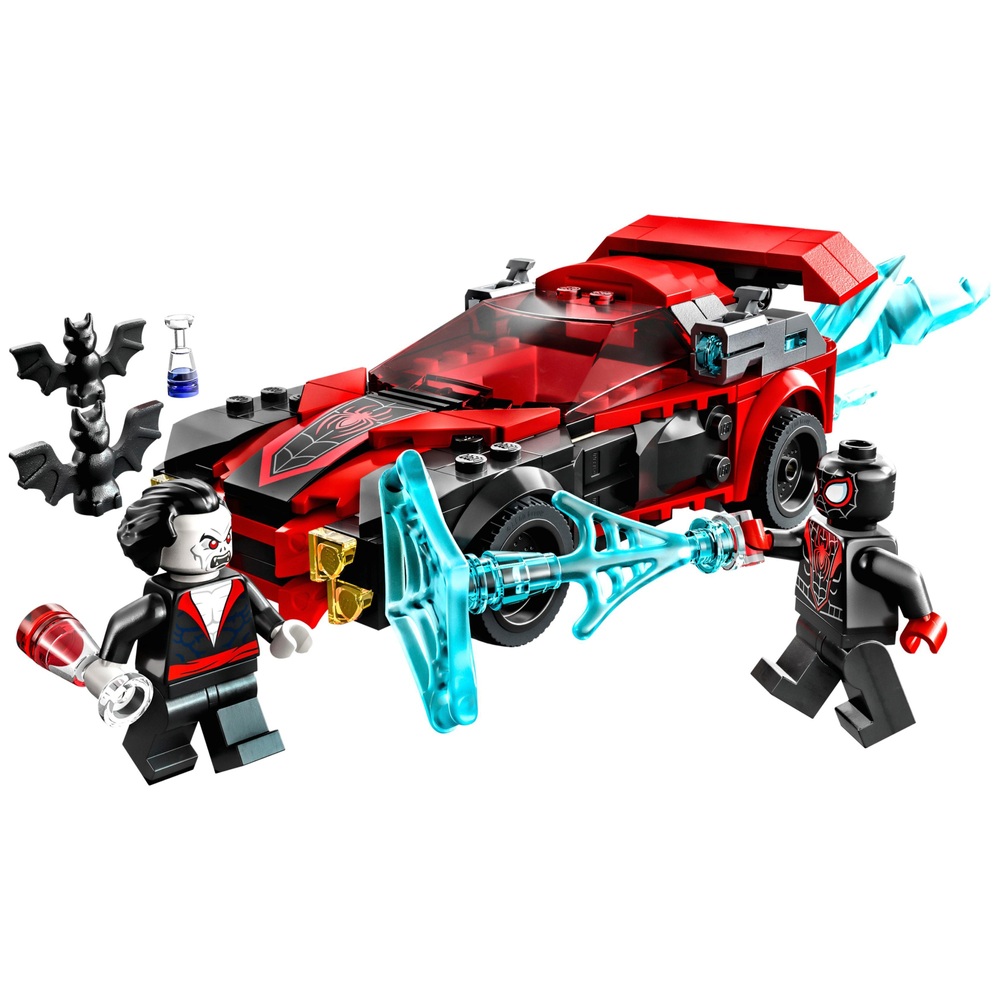 LEGO 76244 Marvel Miles Morales vs. Morbius Spielzeugauto-Set