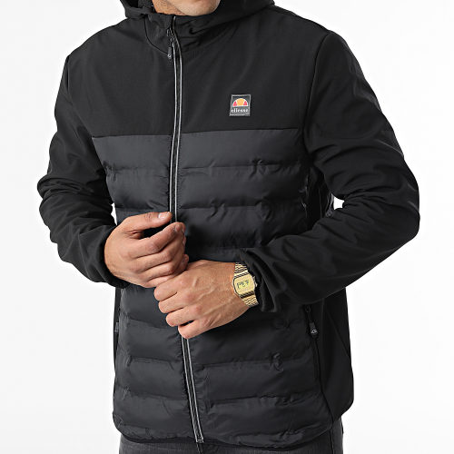 Veste Zippée Capuche Lorato SHM14876 Noir