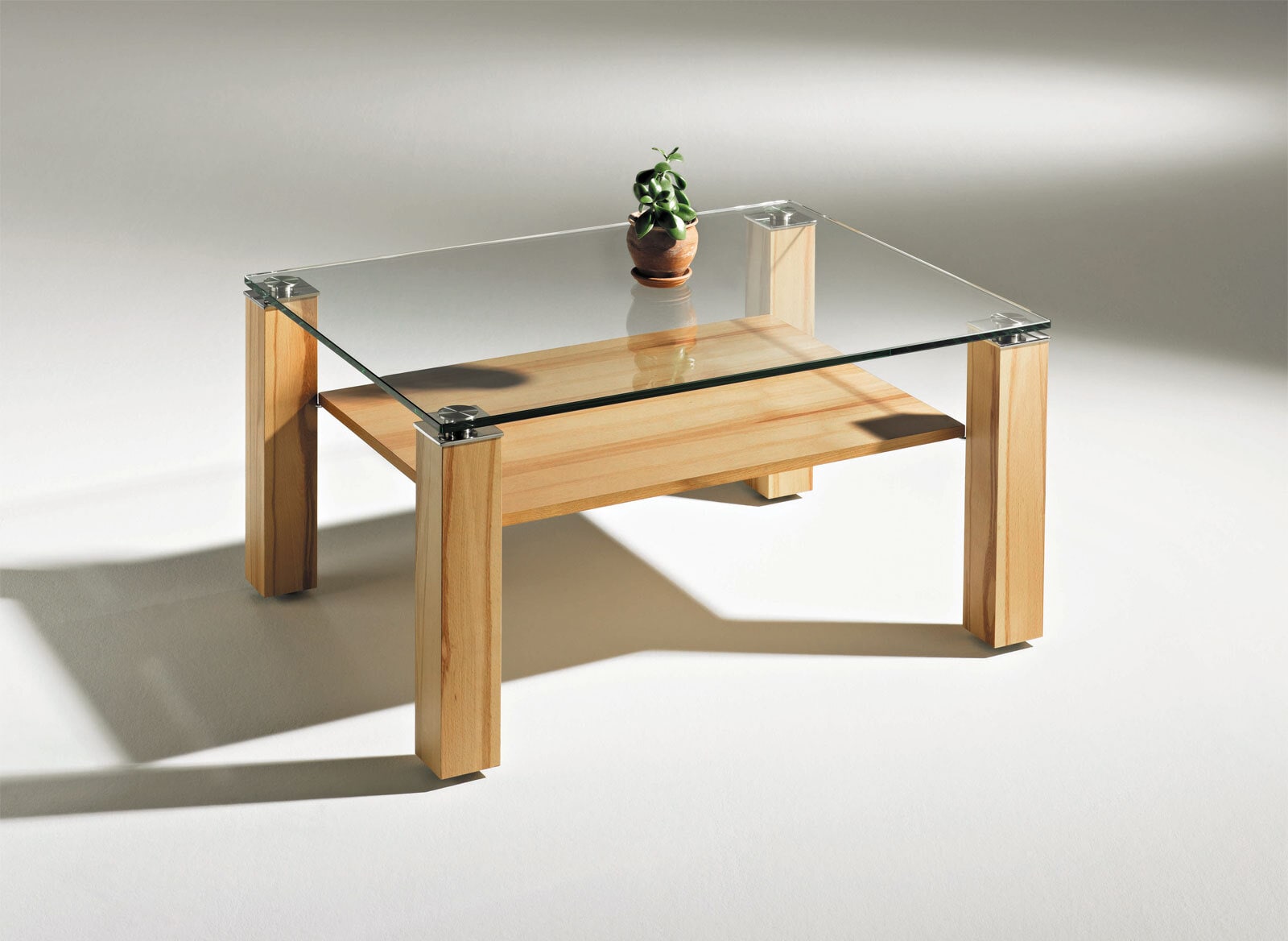 Couchtisch NEW YORK 90 x 43,5 x 60 cm Kernbuche braun