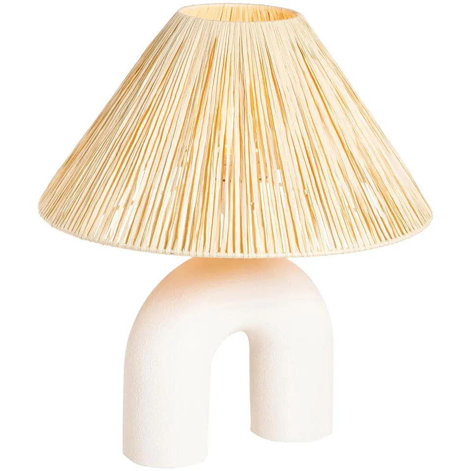 Lampenkap Rowen - naturel - Ø35x18,5 cm