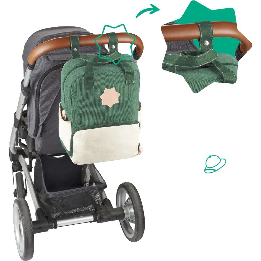 badabullebadabulle   Wickelrucksack safari