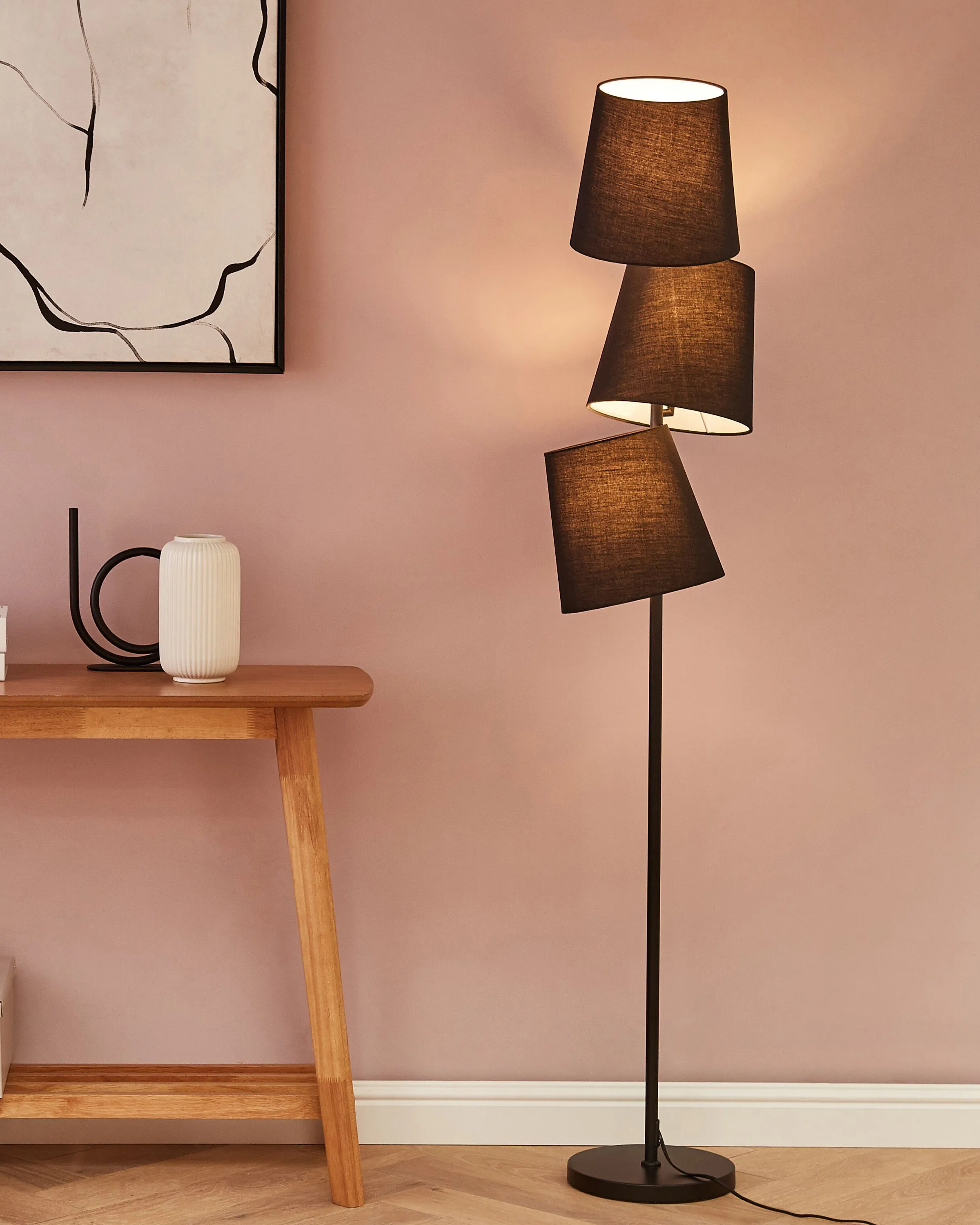 Staande lamp RIO GRANDE Metaal Zwart