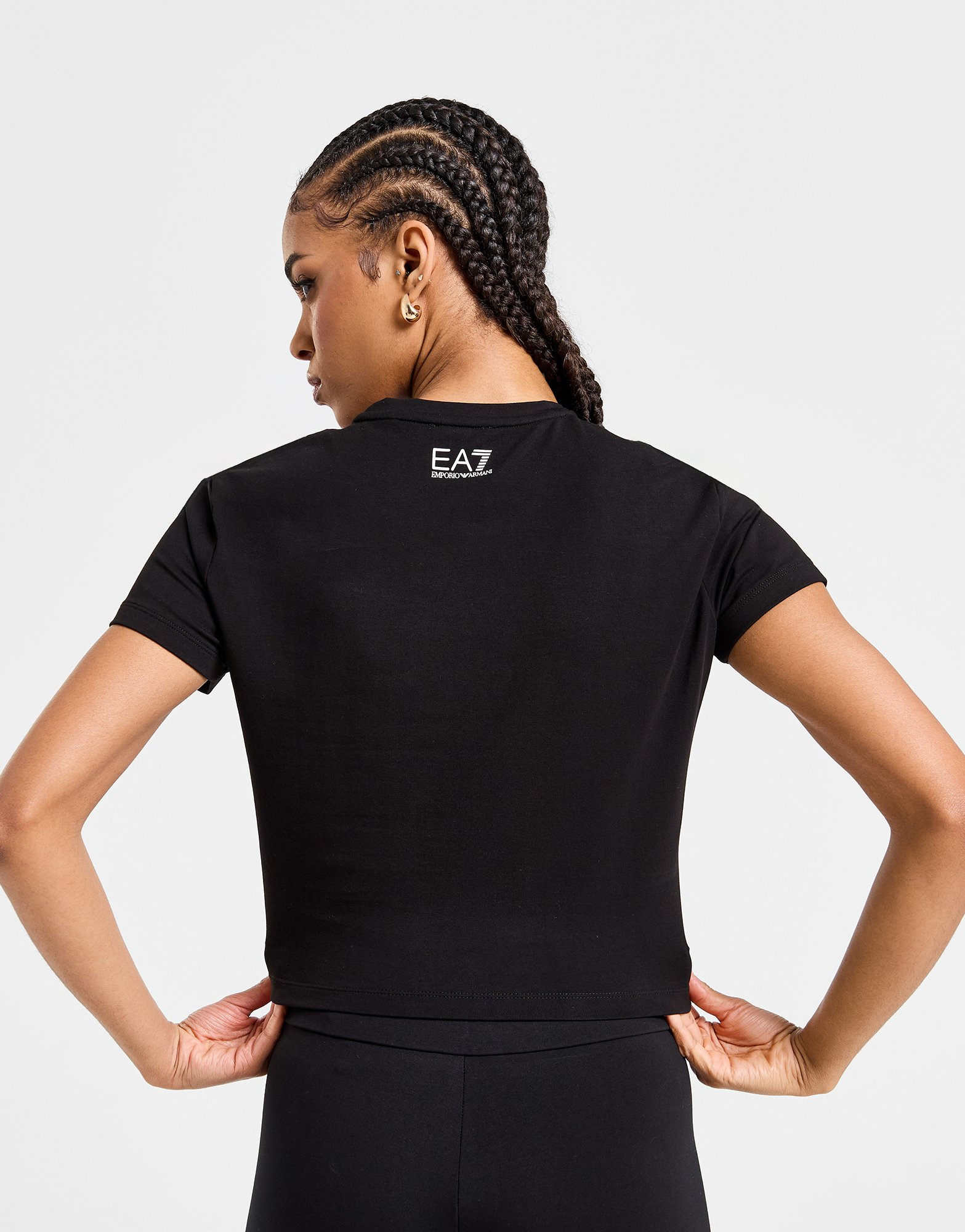 Emporio Armani EA7 T-shirt court Logo Slim Femme