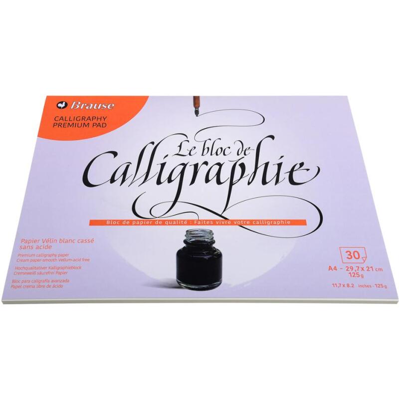 Bloc de calligraphie A4 - crème