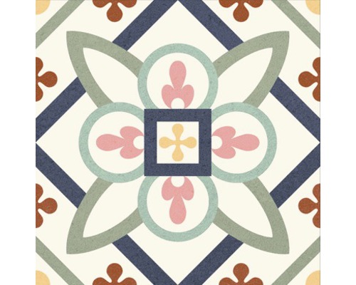 Porseleinen wand- en vloertegel Heritage taco in 76 verschillende designs 16,5 x 16,5 cm