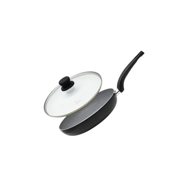 Poêle à frire en aluminium avec couvercle en verre de 25 cm Dolomit El