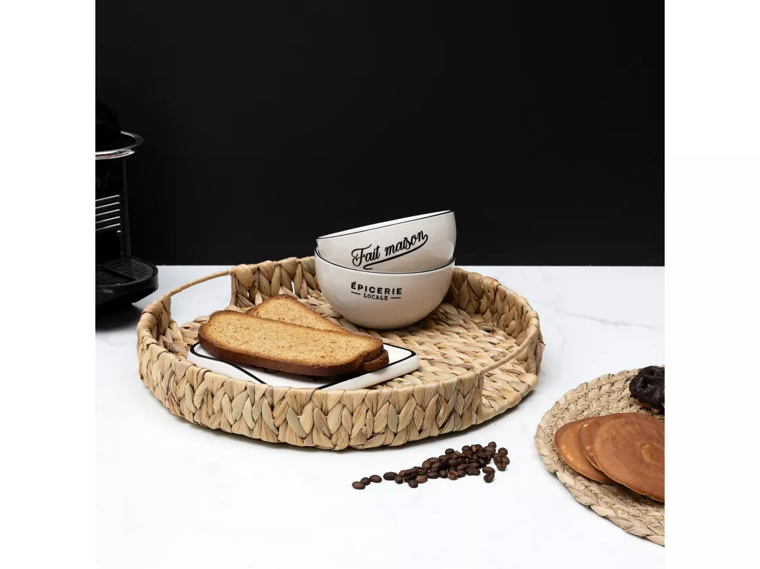 Plateau Tressage Naturel D40cm