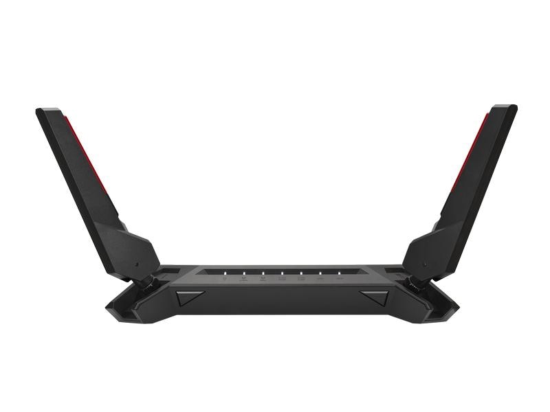 ASUS ROG Rapture GT-AX6000 GT-AX6000 Dual-Band WiFi 6 (802.11ax) Gaming Router, Dual 2.5G Ports, verbesserte Hardware, WAN Aggregation, VPN Fusion, Triple-Level Game Acceleration, kostenlose Netzwerksicherheit und AiMesh Unterstützung
