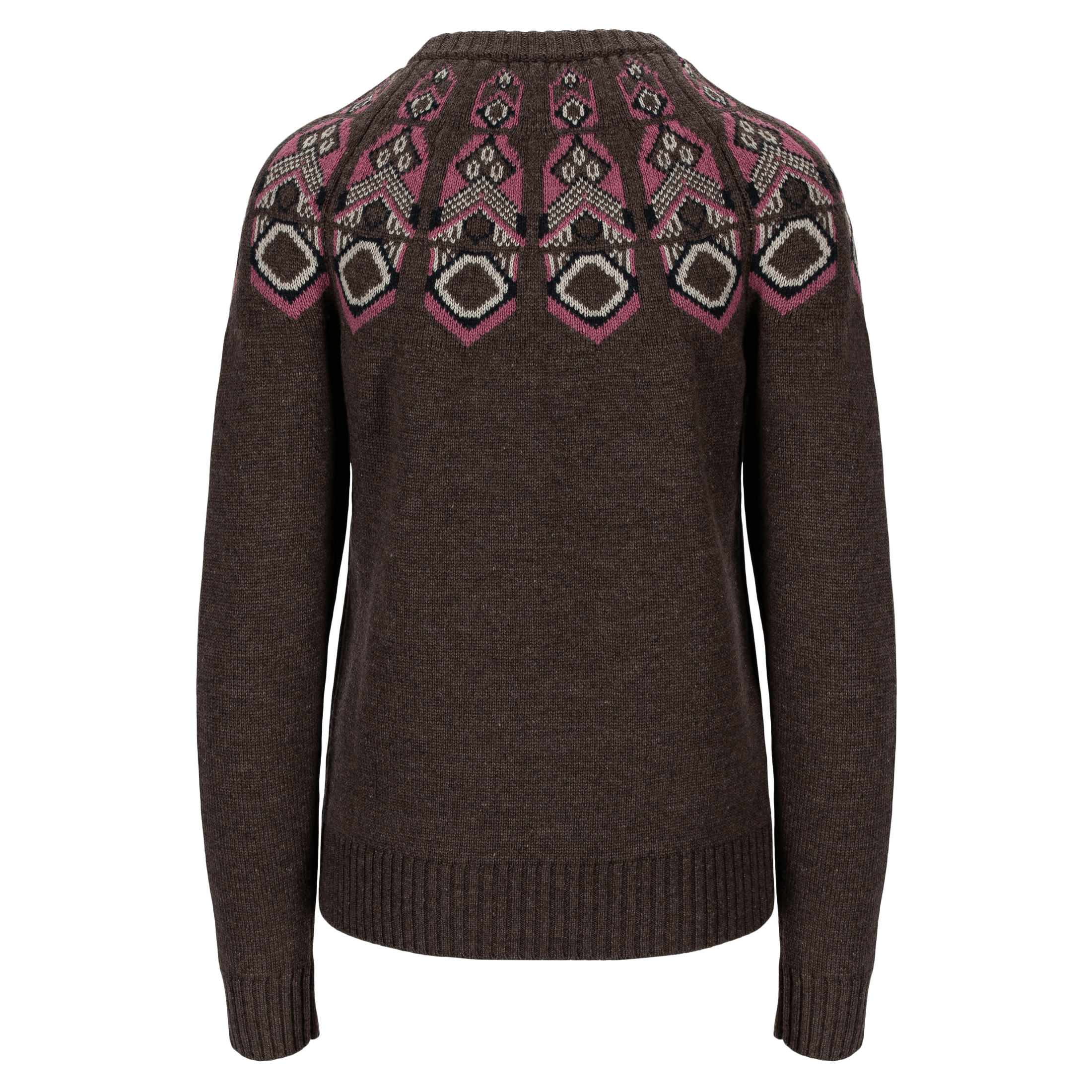 Tufte W Robin Pattern Sweater - Mellomlag
