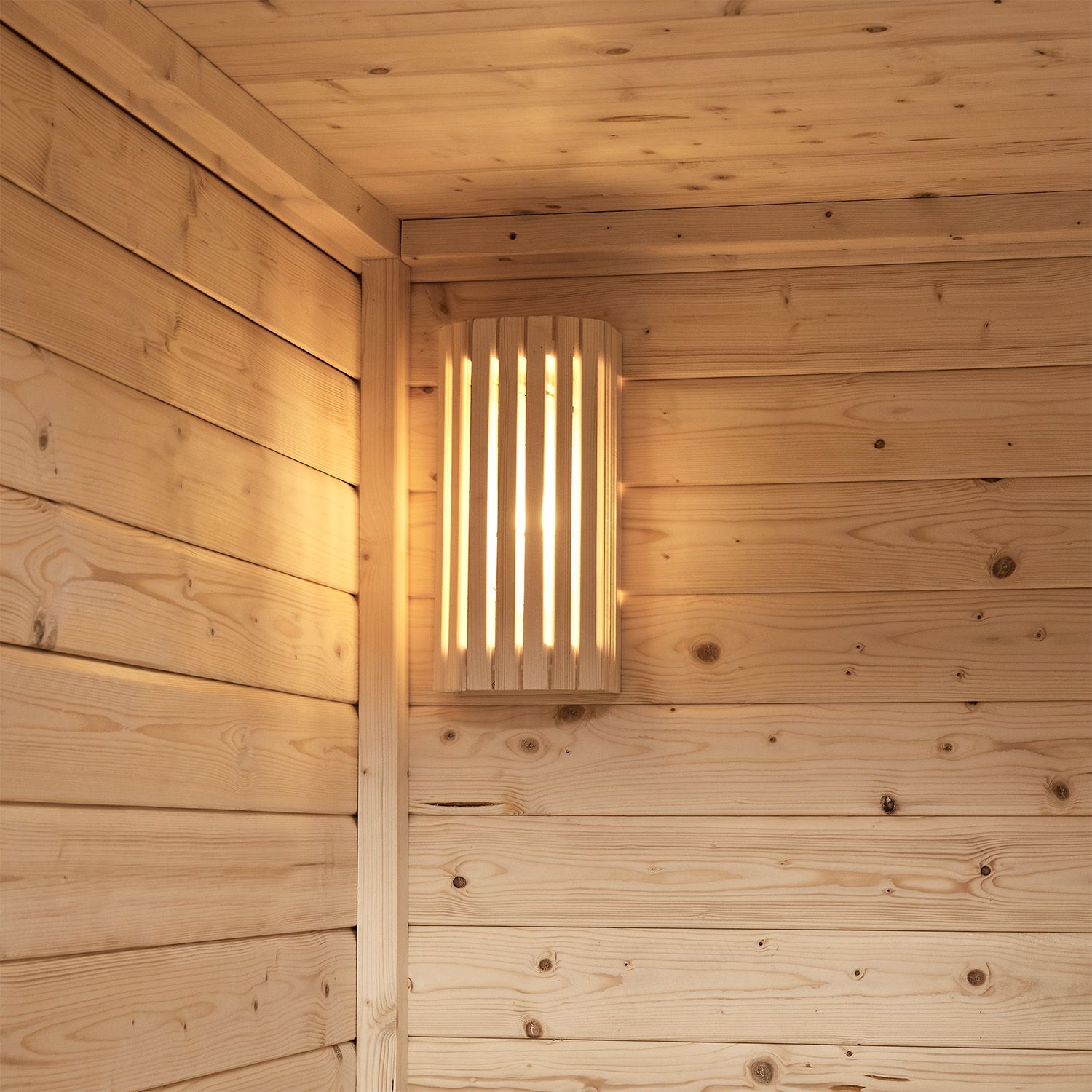 Artsauna Outdoor Sauna Varberg 320 x 180 cm mit 8 kW Ofen & Zubehör - Gartensauna mit Umkleidekabine