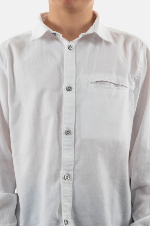 Chemises manches longues teddy smith drick 202 blanc