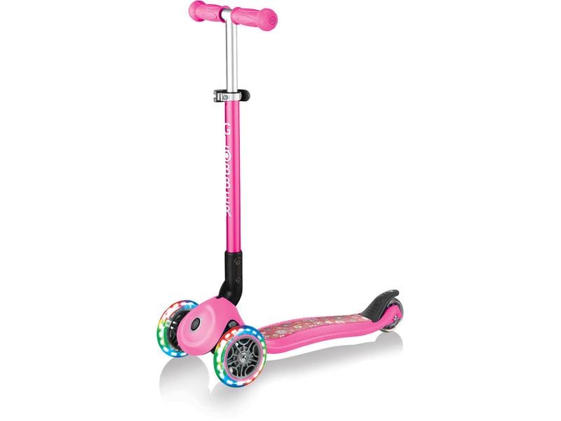 GLOBBER Scooter Primo Foldable Fantasy Lights Pink Faltbares Kickboard