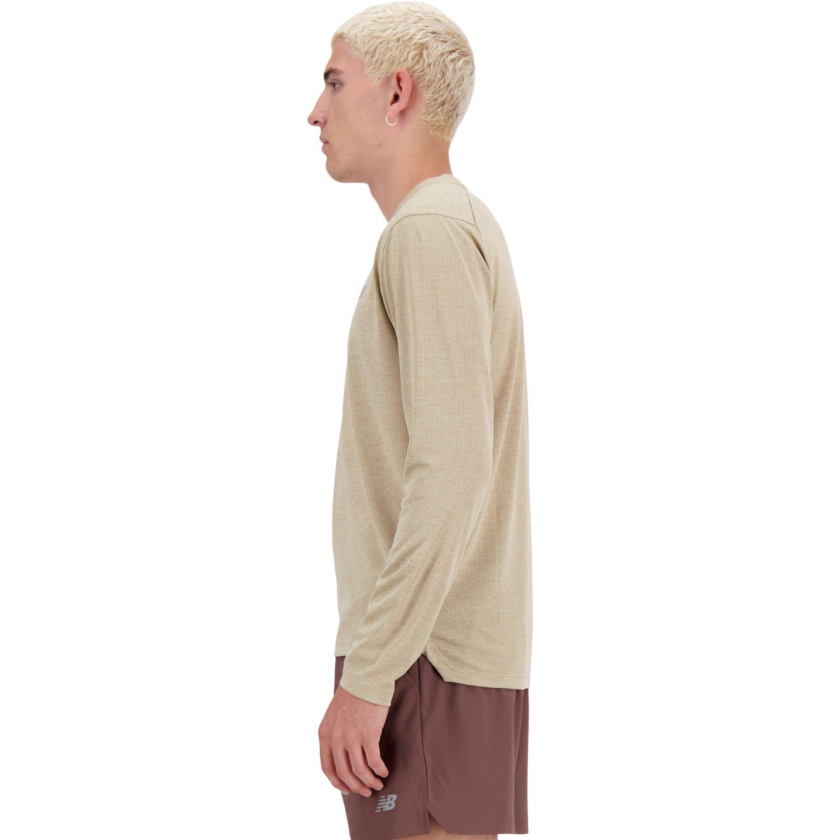 New Balance Athletics Run Langærmet Løbe T-shirt Herre