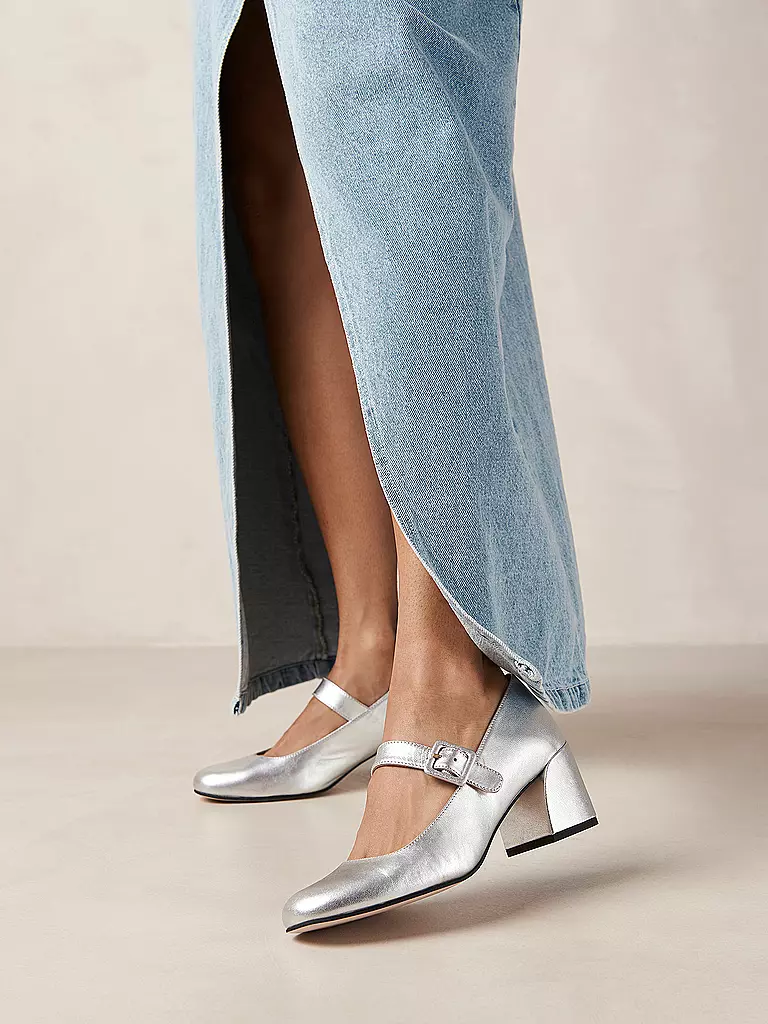 ALOHAS Pumps LEAH silber
