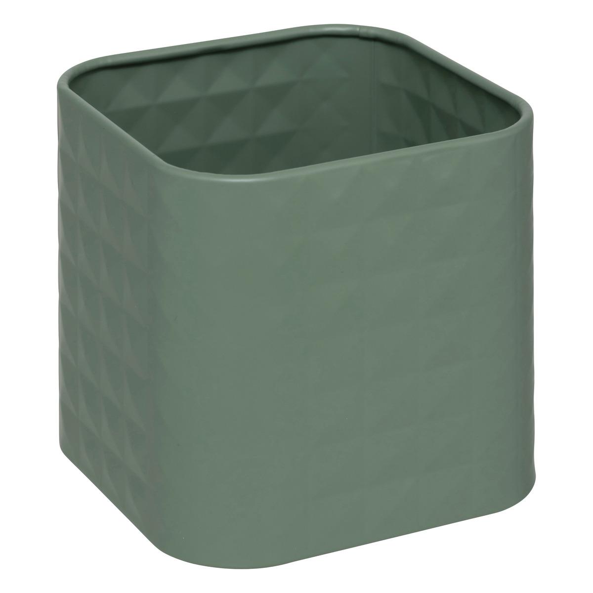 BOITE CARRE METAL BAMBOU SENSIA TAILLE S