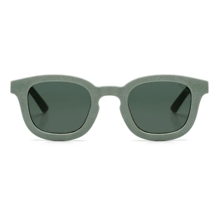 Cream Lunettes de Soleil Carré | Vert kaki