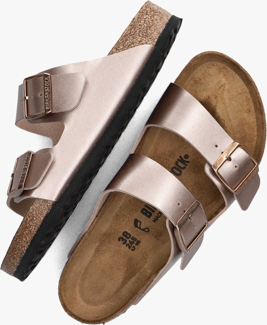 BIRKENSTOCK bronzen birkenstock slippers arizona birko met