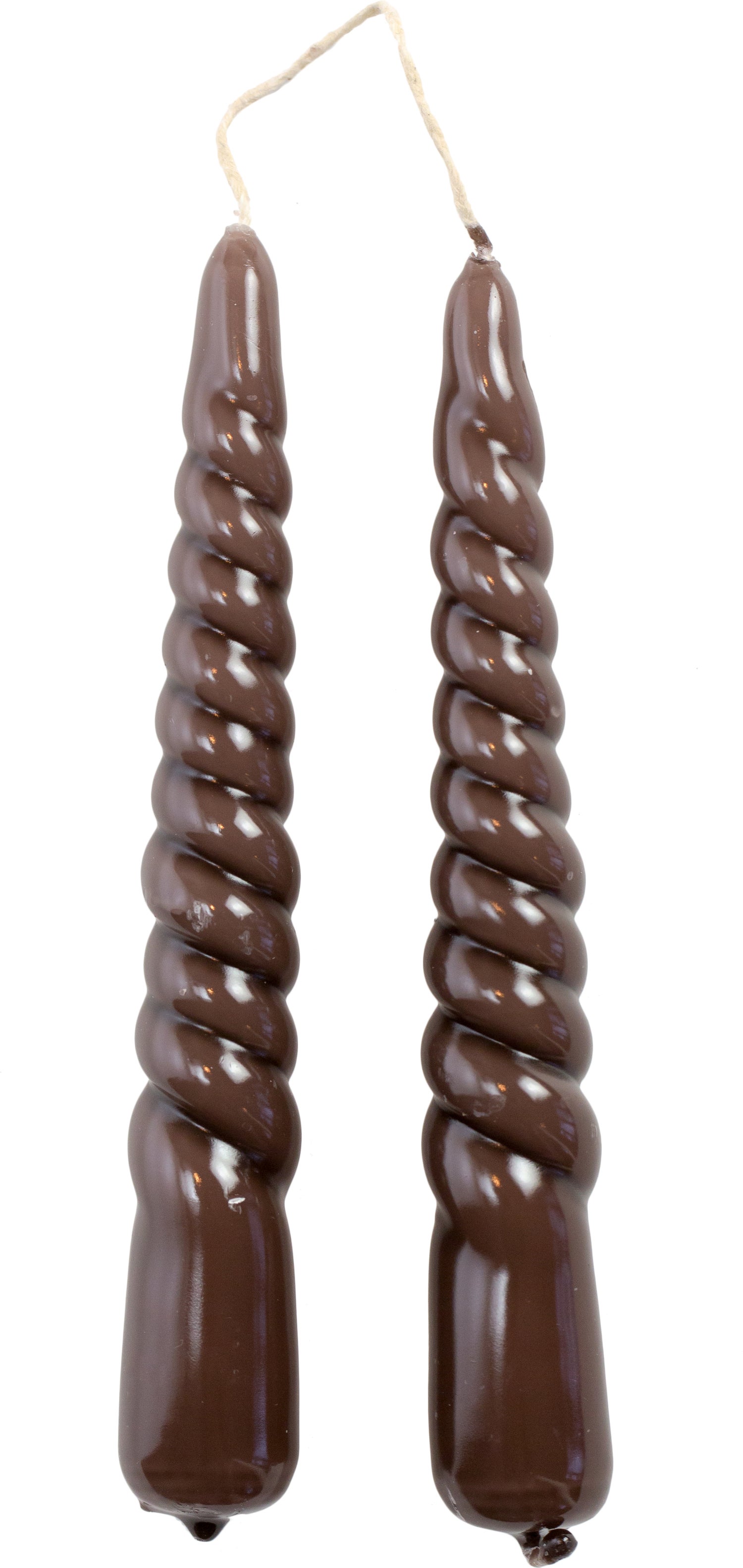 Rustik Lys dinerkaars Swirl mini paars 4 uur 2 stuks