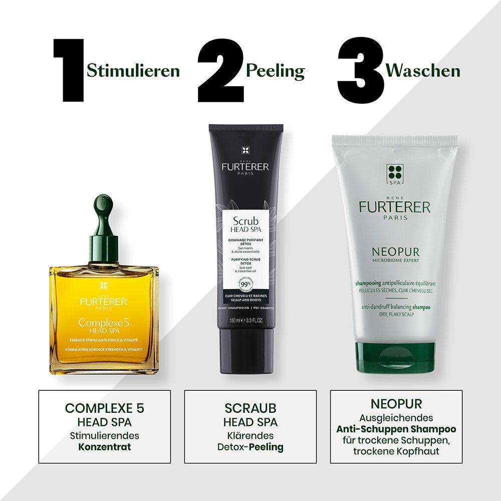 RENE FURTERER SCRUB HEAD SPA Klärendes Detox-Peeling - bei Schuppen