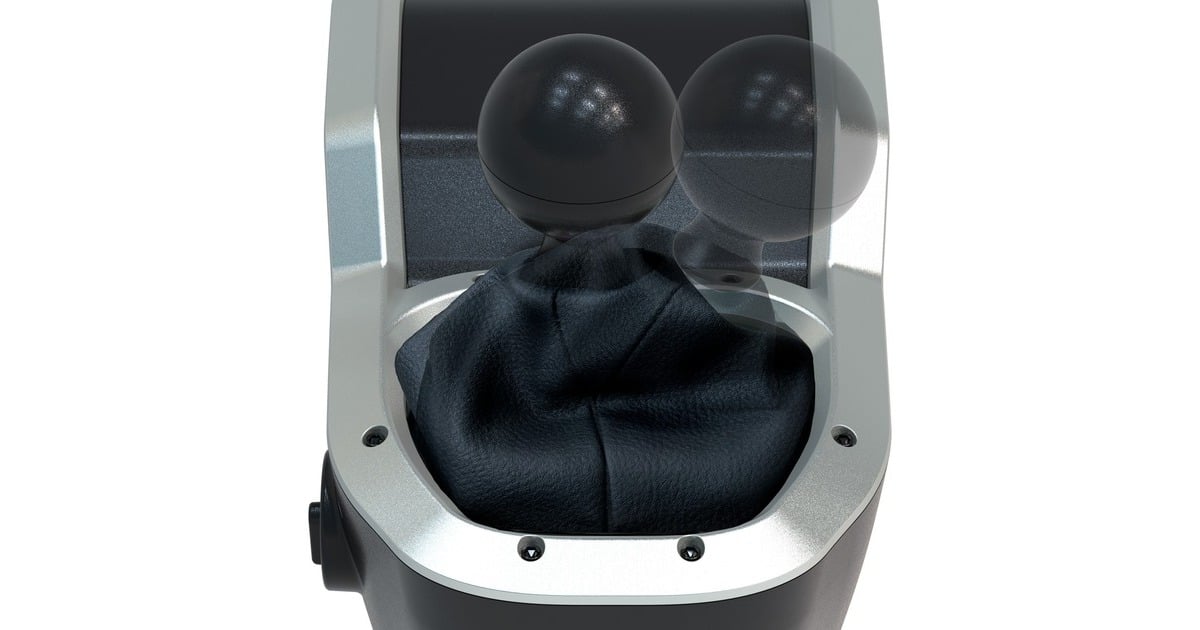 HORI7-Speed gaming shifter  (Zwart)