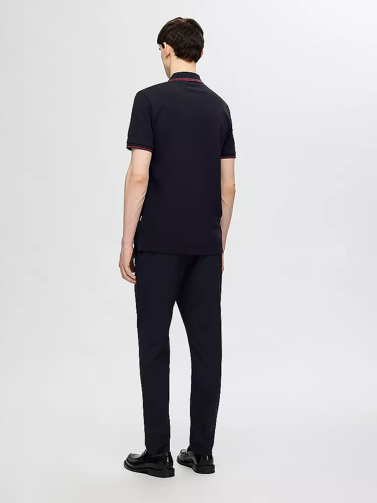 SELECTED Poloshirt SLHDANTE  schwarz