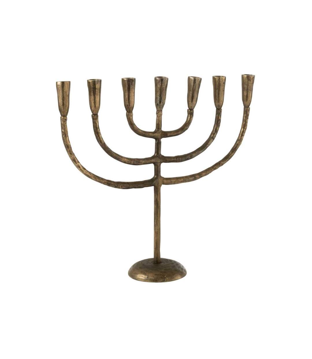 Paris Prix - Chandelier 7 Bras Vintage menorah 54cm Bronze