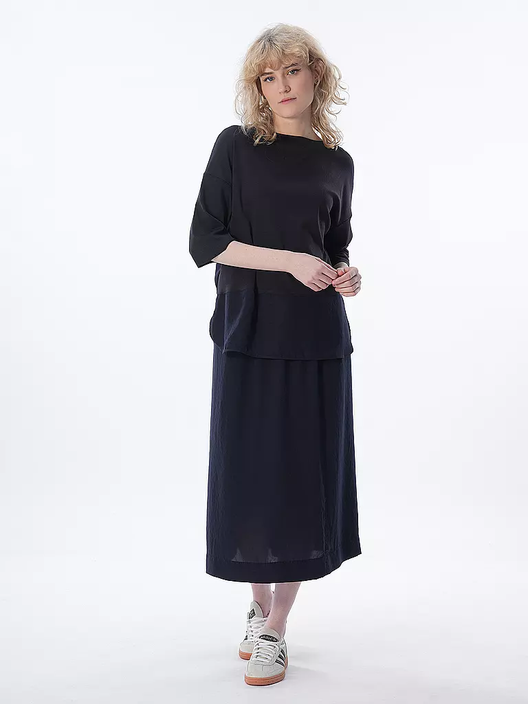 MARC CAIN Blusenshirt dunkelblau
