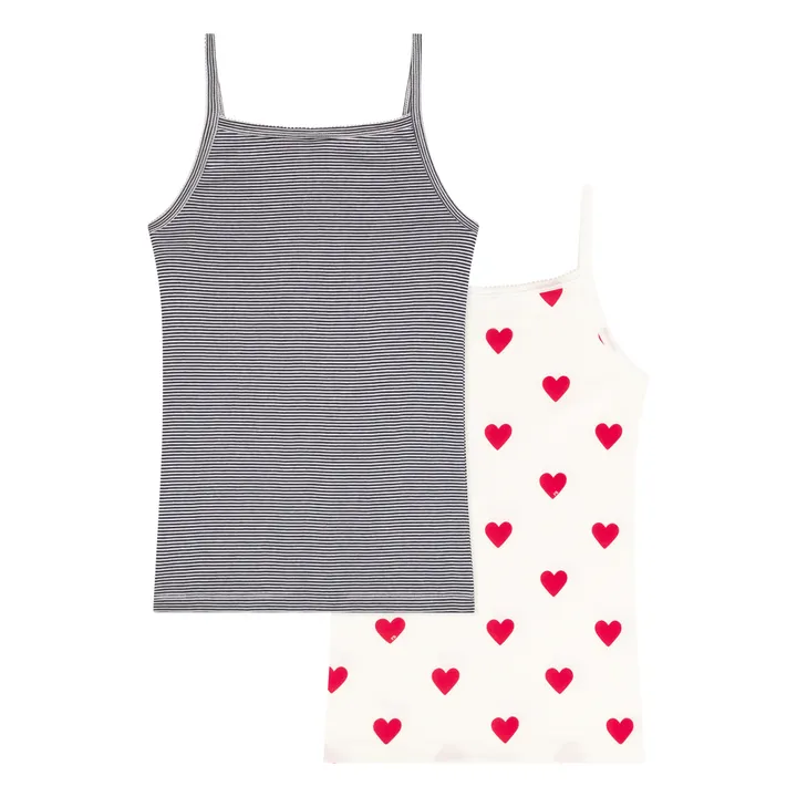 Petit Bateau Lot 2 Débardeurs - Collection Femme | Ecru