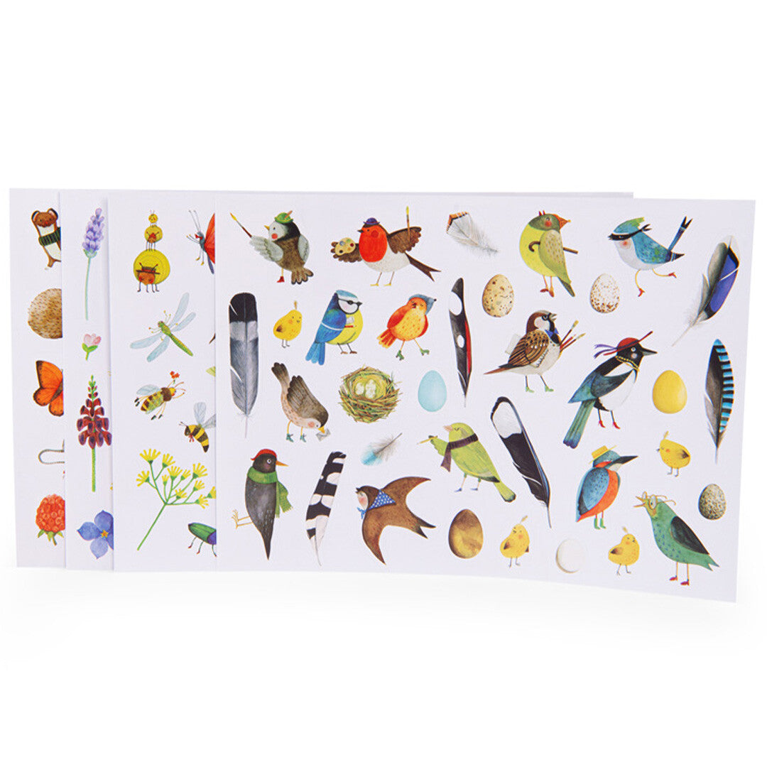 Moulin roty stickerset de botanicus - 133st
