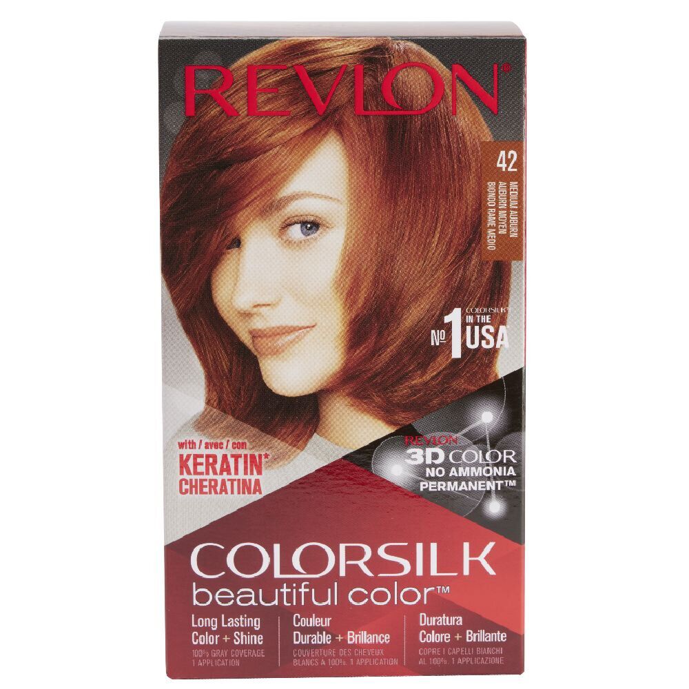 Coloration cheveux  Auburn moyen 42 Revlon