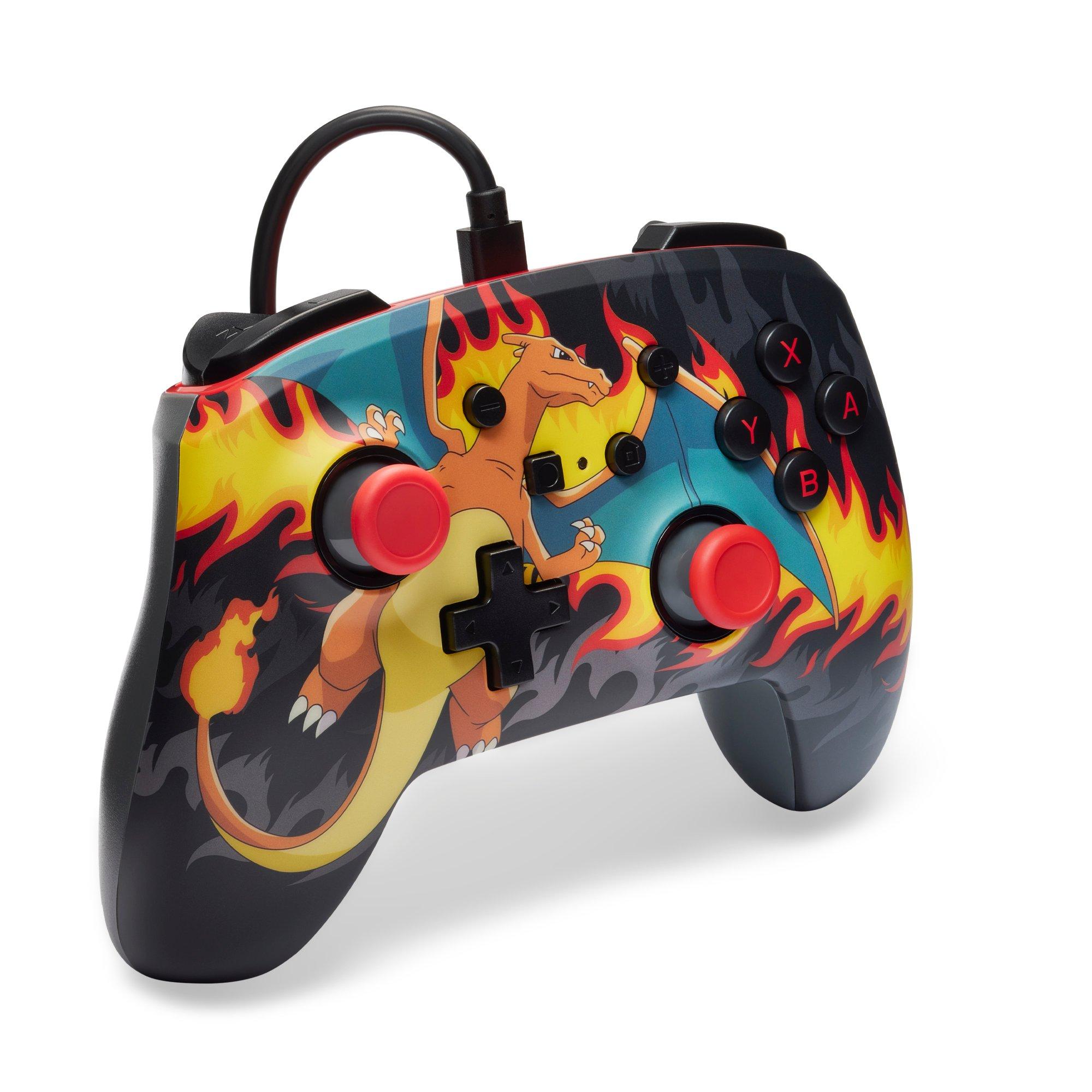 PowerA Enhanced Wired Controller for Nintendo Switch Charizard Firestorm
