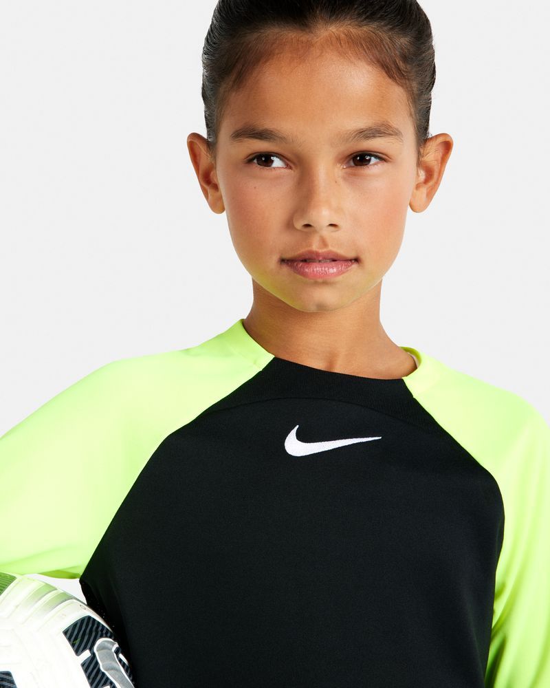 Maillot Nike Academy Pro Noir & Jaune Fluo pour enfant