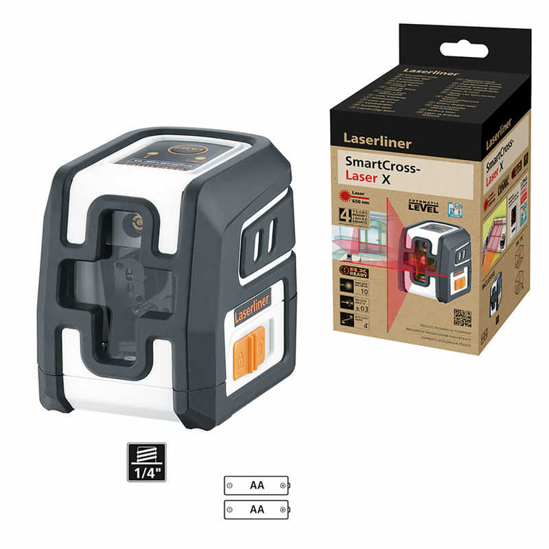 Laserliner SmartCross-Laser X kruislijnlaser Rood