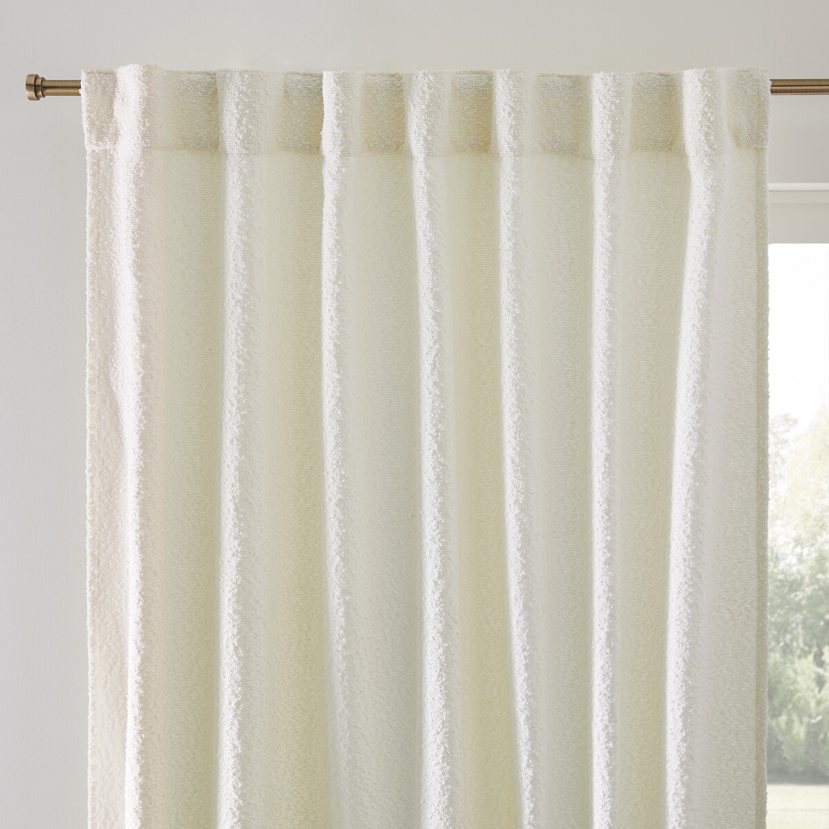 LA REDOUTE INTERIEURS<br>Cortina Bouclé com presilhas ocultas, Darci