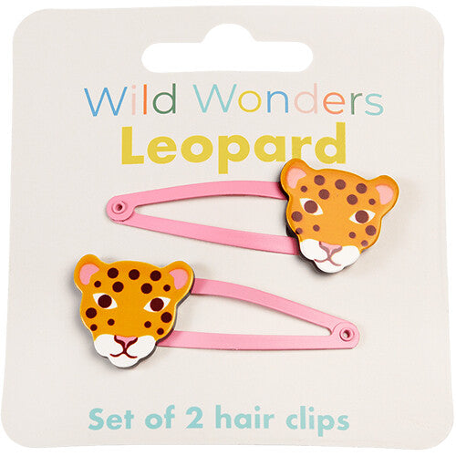 Rex london haarspeldjes wild wonders - leopard - 2st