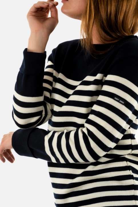 Pull hiver saint james ecrins kh navy/écume
