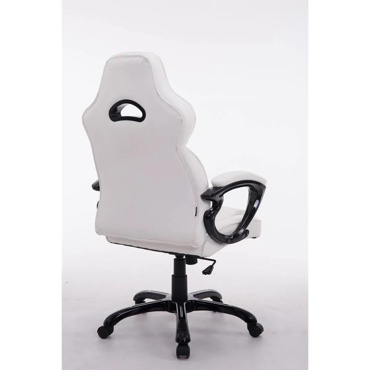 DecoShop26 Chaise Bureau Gaming - Blanc