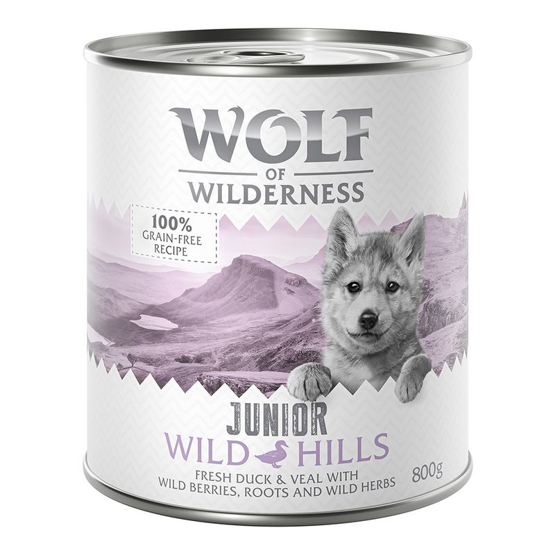 Lot Little Wolf of Wilderness 24 x 800 g pour chiot