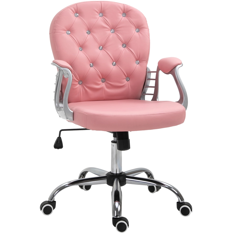 Vinsetto Drehstuhl im eleganten Design rosa
