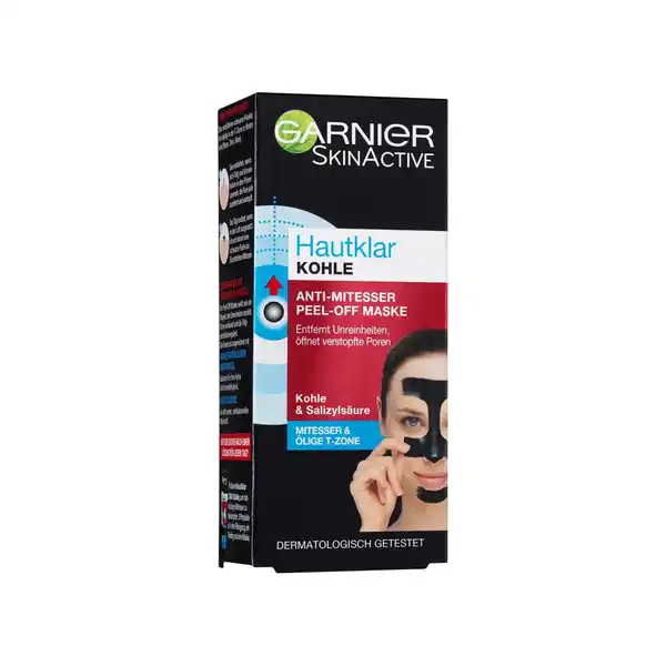 Hautklar Kohle Anti-Mitesser Peel-Off Maske