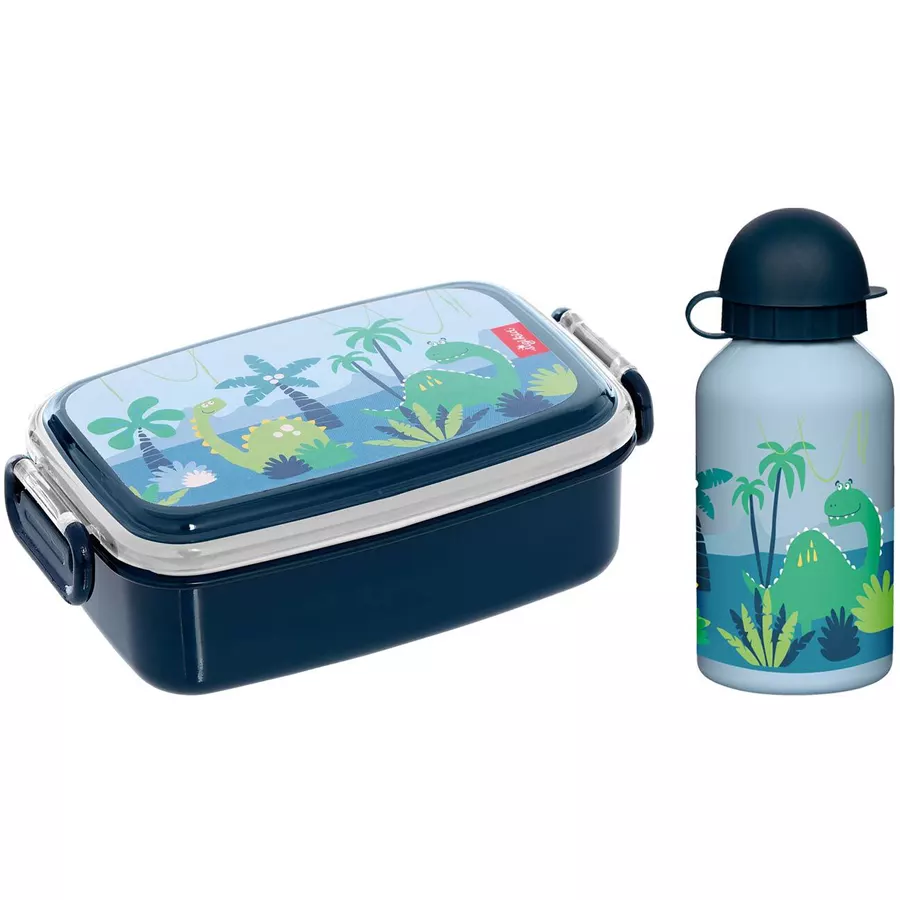 Sigikid Brotdose + Trinkflasche 2er Set blau
